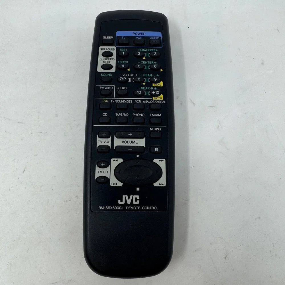 JVC RM-SRX6000J Remote for DSTP230 DSTP330 GX10080 RX-6000VBK RX-6008VBK OEM - Picture 1 of 6